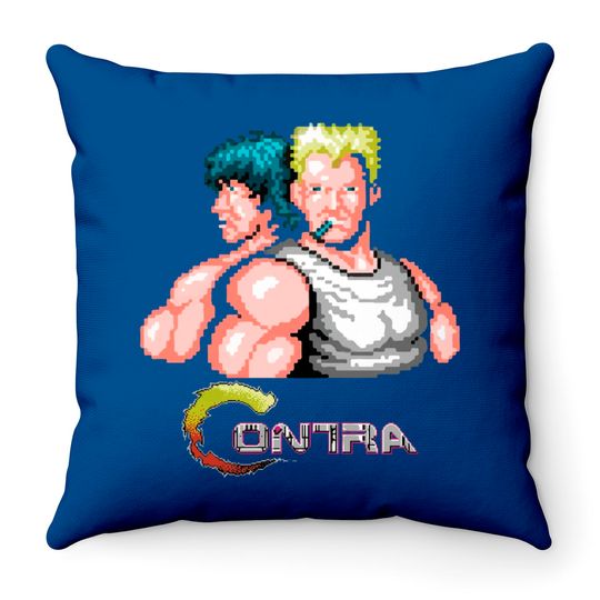 Contra - Contra - Throw Pillows
