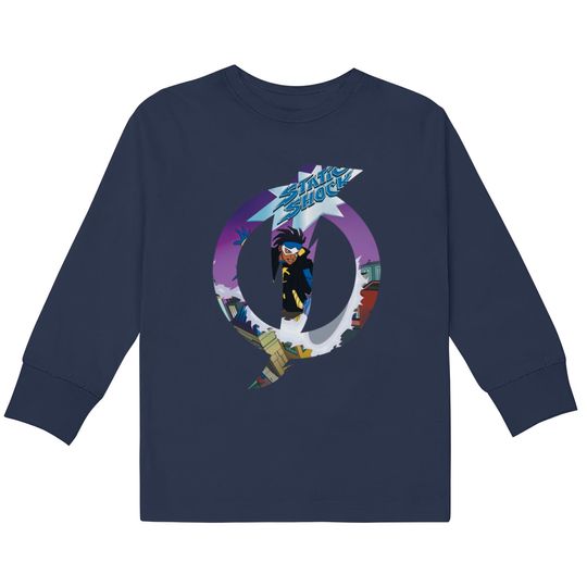 Static Shock Logo - Static Shock -  Kids Long Sleeve T-Shirts