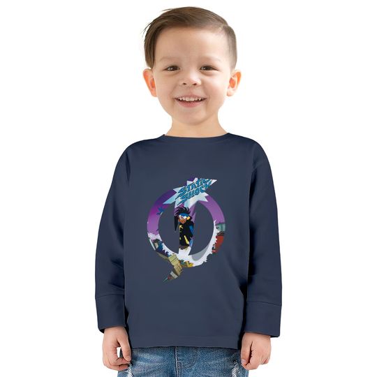Static Shock Logo - Static Shock -  Kids Long Sleeve T-Shirts