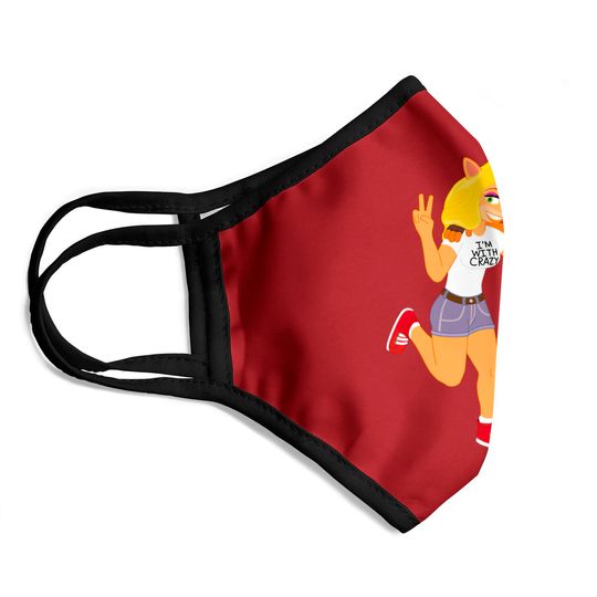 Crash and Tawna Together Again - Crash Bandicoot - Face Masks
