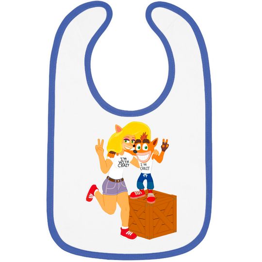 Crash and Tawna Together Again - Crash Bandicoot - Bibs