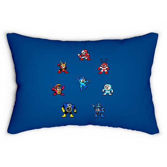 Megaman bosses - Megaman - Lumbar Pillows
