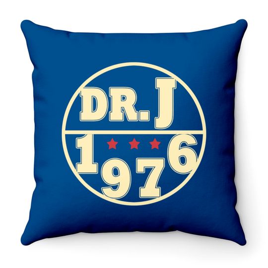 Discover Dr. J 1976 - The Boys - Throw Pillows