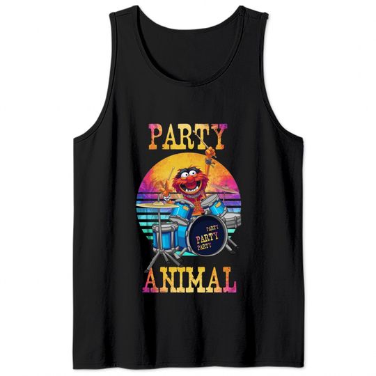 retro party animal - Muppets - Tank Tops