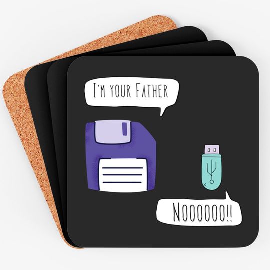 Discover I'm your Father floppy disk - Im Your Father - Coasters