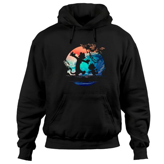 calvin and hobbes galaxy - Calvin And Hobbes Galaxy - Hoodies