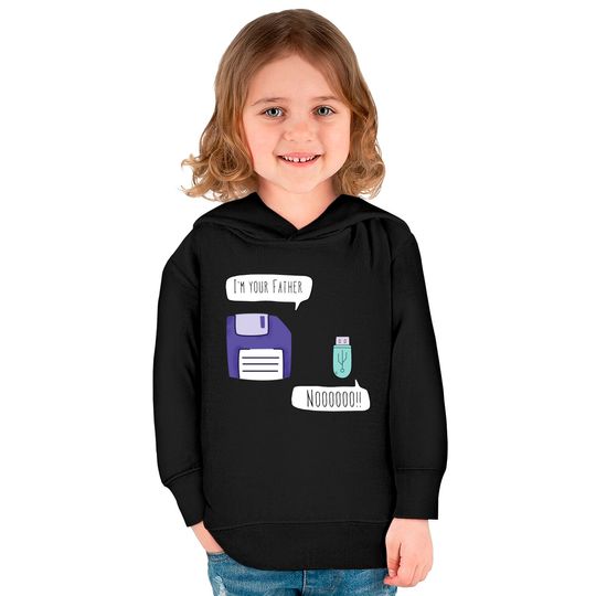 I'm your Father floppy disk - Im Your Father - Kids Pullover Hoodies