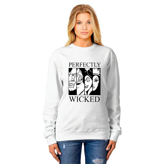 Perfectly Wicked - Villain Disney Shirt, Villain Disney Shirt, Villain Shirt, Wicked Disney Shirt, Disney Family Sweatshirts, Gift Idea