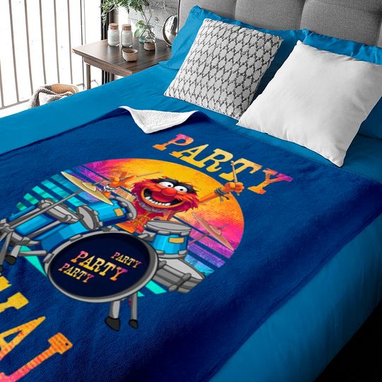 retro party animal - Muppets - Baby Blankets