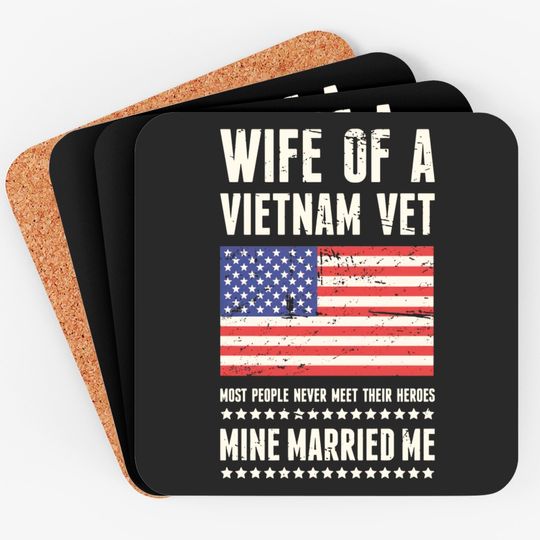 Wife Of A Vietnam Veteran - Vietnam - Coasters