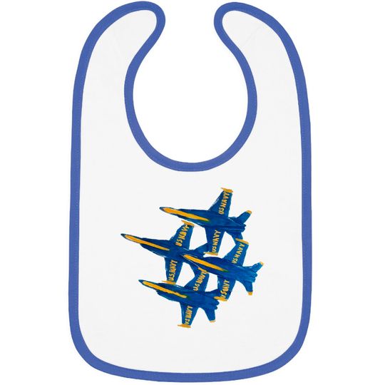 Discover Navy Blue Angels - Navy - Bibs