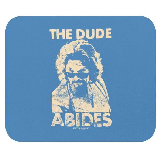 The Dude Abides Mouse Pad, The Big Lebowski Mouse Pad, Movie Posters Mouse Pad, 90s Vintage Movie Mouse Pads