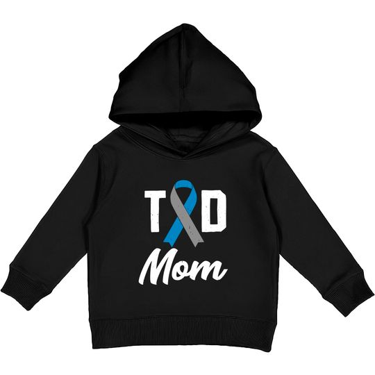Discover T1D Mom Diabetes Insulin awareness month - Diabetes - Kids Pullover Hoodies