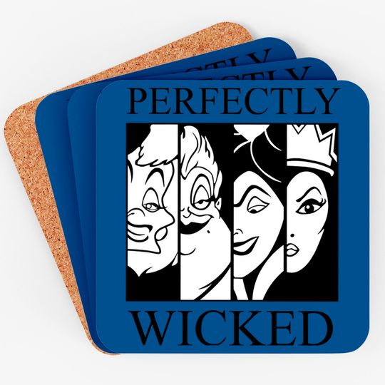 Discover Perfectly Wicked - Villain Disney Coaster, Villain Disney Coaster, Villain Coaster, Wicked Disney Coaster, Disney Family Coasters, Gift Idea