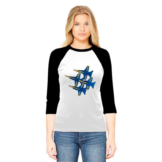 Navy Blue Angels - Navy - Baseball Tees