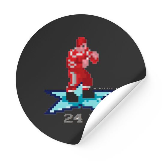 16-Bit Legend: Bob Probert (Red Wings) - Detroit Red Wings - Stickers