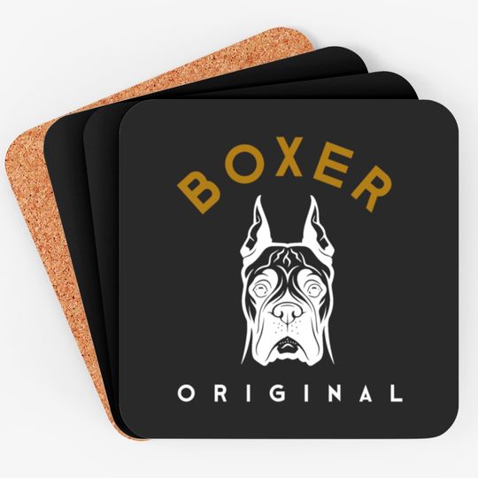 Dog Boxer Original Coasters