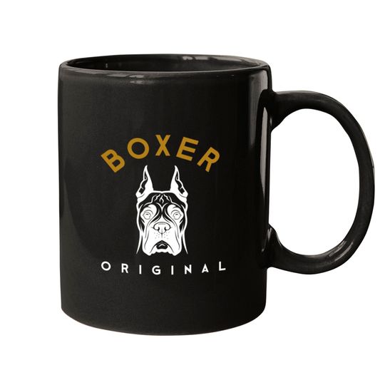 Discover Dog Boxer Original Mugs