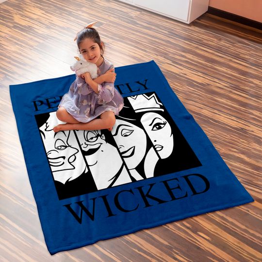 Perfectly Wicked - Villain Disney Baby Blanket, Villain Disney Baby Blanket, Villain Baby Blanket, Wicked Disney Baby Blanket, Disney Family Baby Blankets, Gift Idea