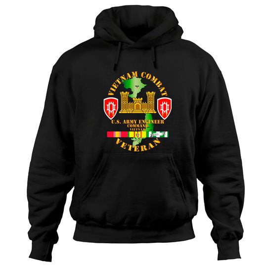 Vietnam Combat Engineer - Engineer Command Vietnam w SVC - Combat - Hoodies