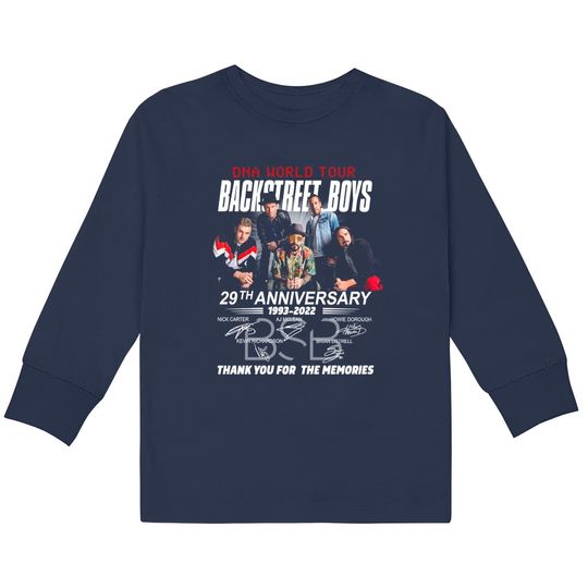 Discover Backstreet Boys  Kids Long Sleeve T-Shirts, DNA World Tour 2022 Shirt, Vocal Group  Kids Long Sleeve T-Shirts