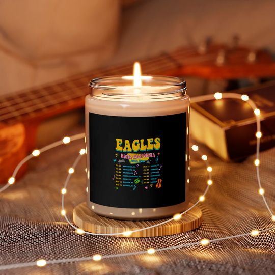 US Tour The Eagles Hotel California Concert 2022 Scented Candles, Eagles Scented Candles, The Eagles 2022 Tour Scented Candles