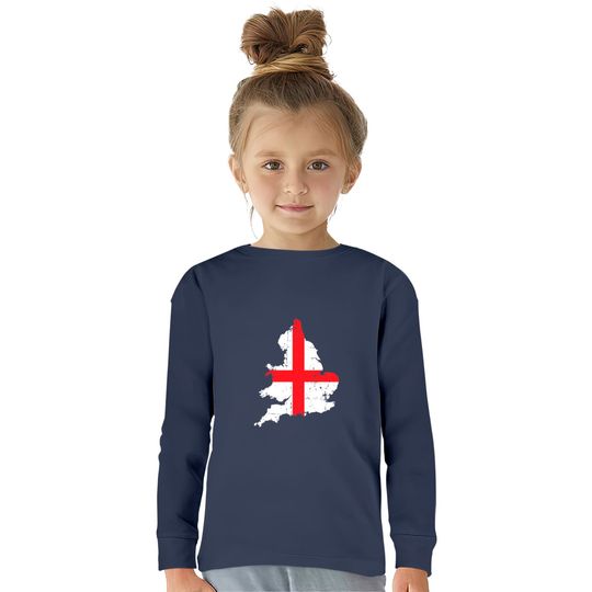 England  Kids Long Sleeve T-Shirts
