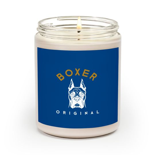 Dog Boxer Original Scented Candles