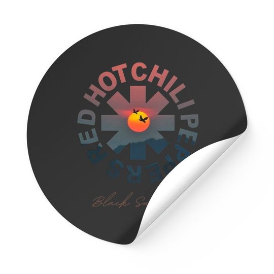 Discover Red Hot Chili Peppers Sticker, Black Summer Stickers, Rock Band Sticker, Chili Peppers