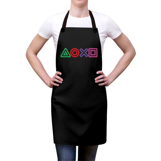 playstation buttons glow Aprons