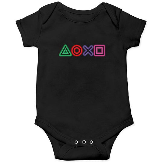 playstation buttons glow Onesies