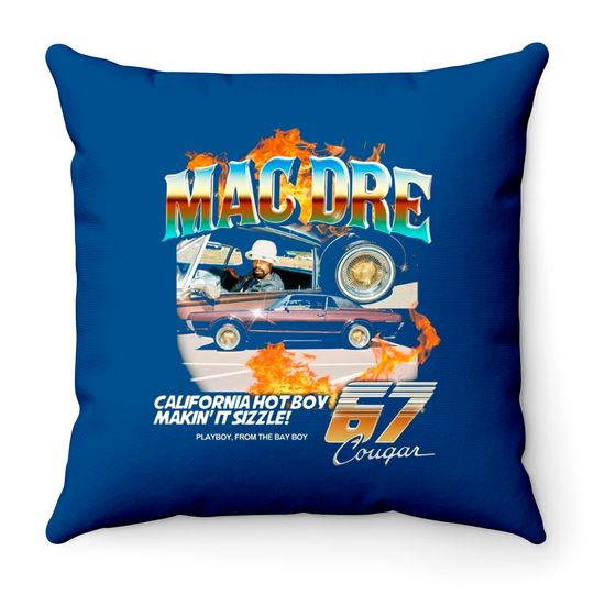 Discover MAC DRE - California Hot boy Cougar 67 Throw Pillow