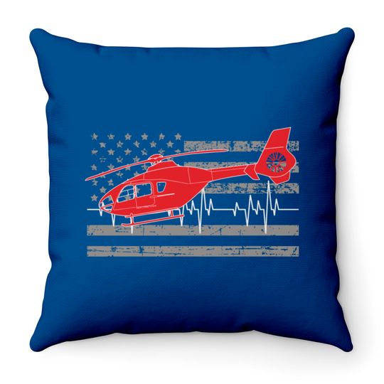 American Flag Flight Medic Heartbeat
