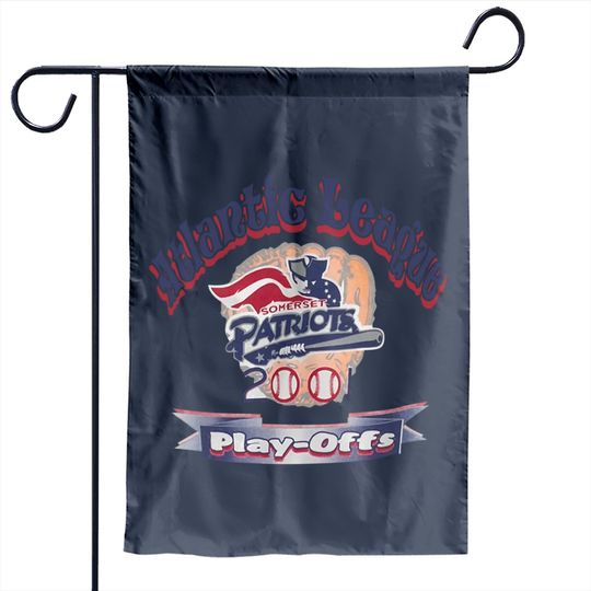 Discover Vintage 2001 Somerset Patriots Atlantic League Playoffs Garden Flags, Somerset Patriots Baseball Team Garden Flag