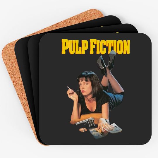 Pulp Fiction Coaster, Pulp Fiction Coaster, Uma Thurman Coasters