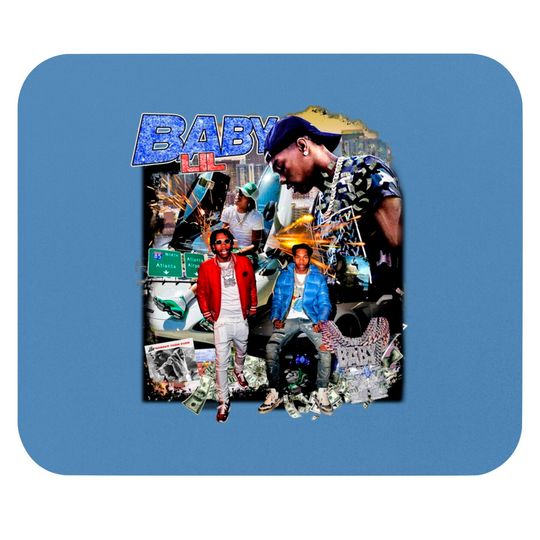 Discover Lil Baby Vintage 90s Mouse Pad. Lil Baby Rapper Hip hop Mouse Pads