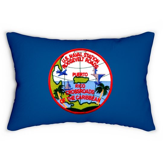 Naval Station Roosevelt Roads Puerto Rico Lumbar Pillows