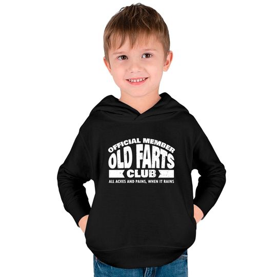  Member Old Farts Club Kids Pullover Hoodies