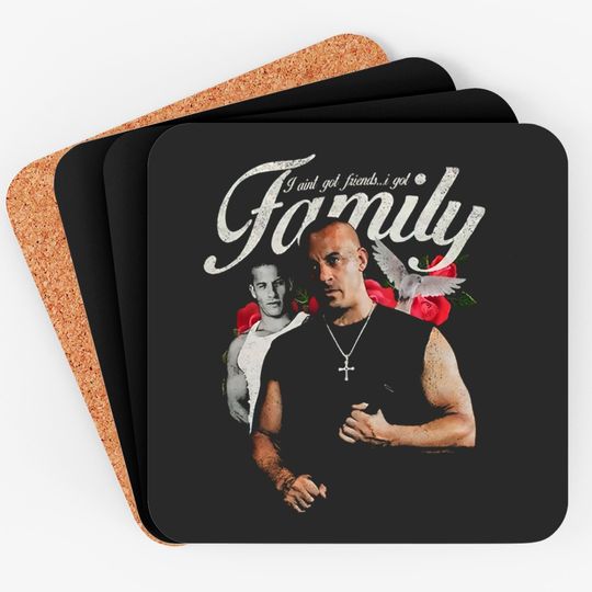 Vintage Dominic Toretto 2Fast 2Furious Coasters, Fast And Furious Coasters