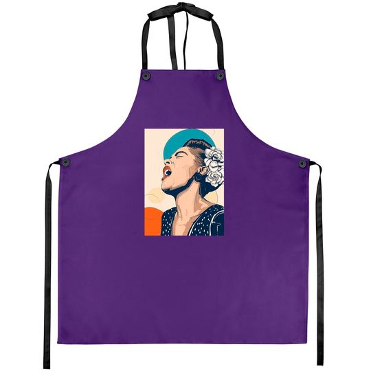 Discover Billie Holiday Aprons