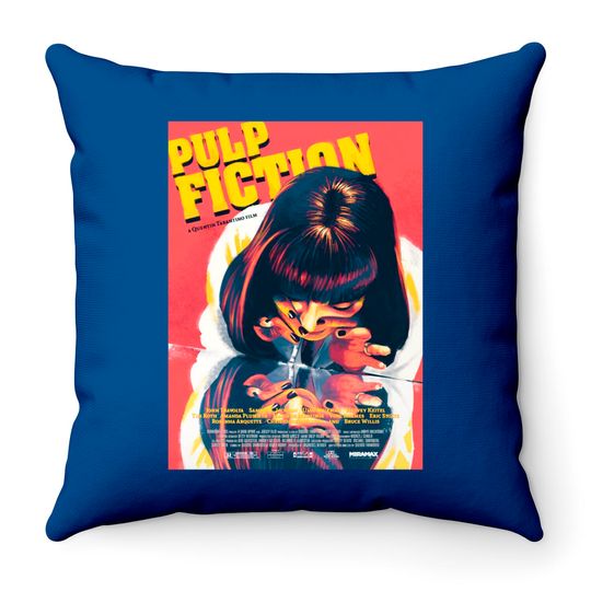 Pulp Fiction Graphic Throw Pillows