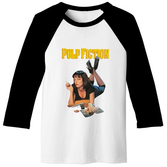 Pulp Fiction Shirt, Pulp Fiction Tee, Uma Thurman Baseball Tees