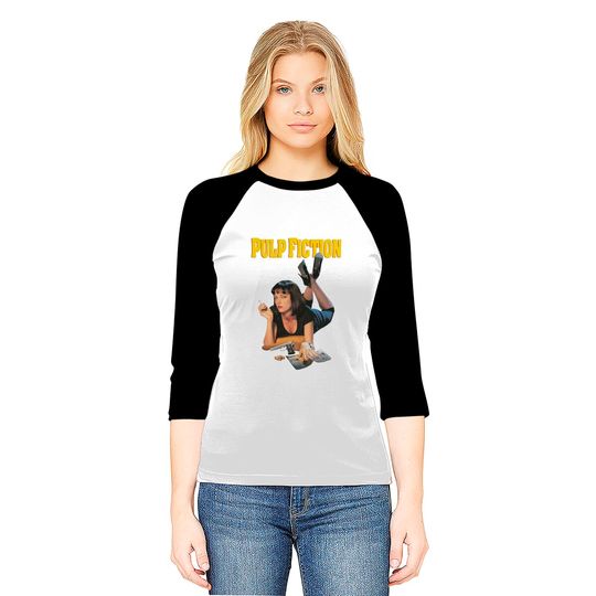 Pulp Fiction Shirt, Pulp Fiction Tee, Uma Thurman Baseball Tees