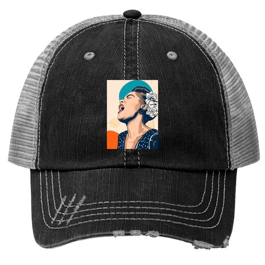 Billie Holiday Trucker Hats