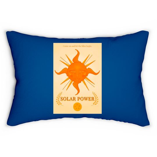 Discover Lorde Solar Power Tour Lumbar Pillows, Solar Power Tour 2022 Lumbar Pillow