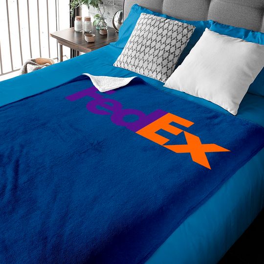 FedEx Baby Blankets, FedEx Logo Baby Blanket