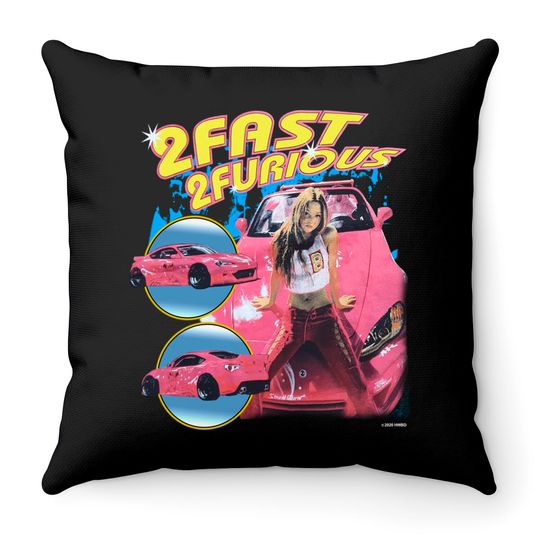 Discover Vintage Suki Fast and Furious , bootleg raptees 90s Throw Pillows