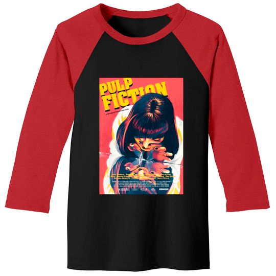 Pulp Fiction Graphic Baseball Tees