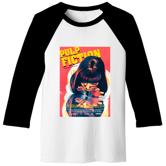 Pulp Fiction Graphic Baseball Tees