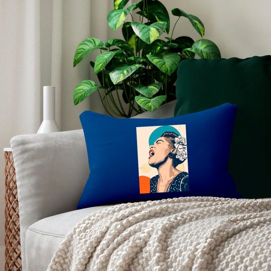 Billie Holiday Lumbar Pillows